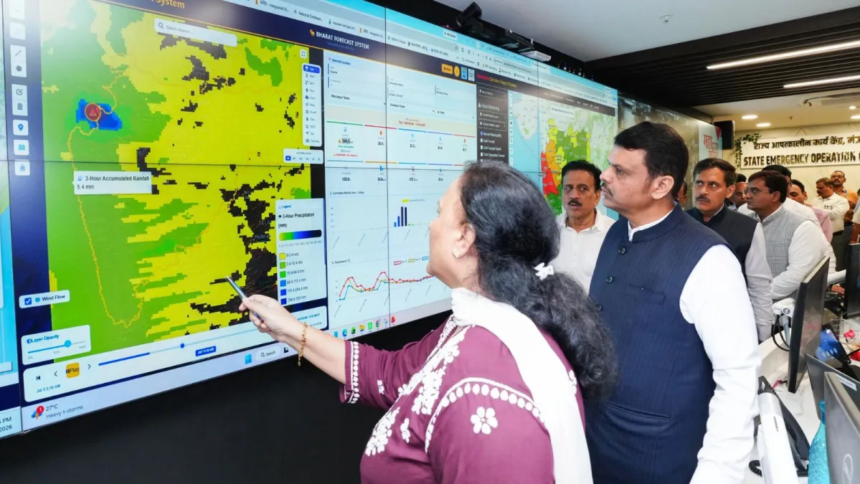 Maharashtra Monsoon Alert: Heavy Rain to Continue Till July 8 as CM Fadnavis Puts State on High Alert