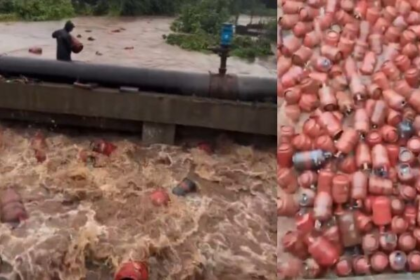 Shocking Video: 3,000 Gas Cylinders Swept Away After Floodwaters Breach HPCL Plant – 7 Key Updates